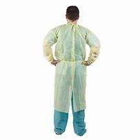 Wholesale Yellow Isolation Disposable PPE Gowns Universal Size Personal Protective In Hospital from china suppliers