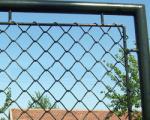 Diamond wire mesh/6ft Black Vinyl Coated Galvanized Chain Link Fence