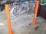 High Strength 3D Fence Panel With Square Round Post Ultra Violet Resistant