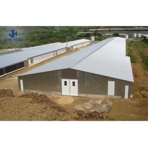 Wholesale Sliding Door Steel Cattle Shed for Cow and Bull Solid H-shape Steel Beam Main Frame from china suppliers