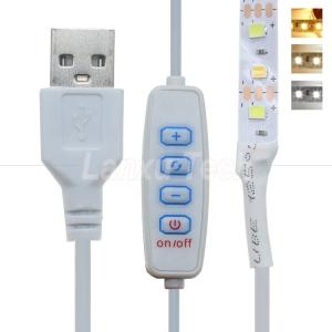 Wholesale 5V Output Stepless Dimming ON OFF Switch USB Dimmer Cable for LED Light Strip Lamp from china suppliers