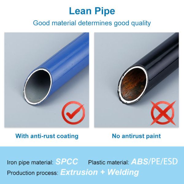 High Quality Ivory PE Lean Pipe with Customizable Length and Thickness