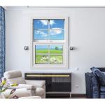 3.22 inch Soundproof UPVC Single Hung Window For Mobile House