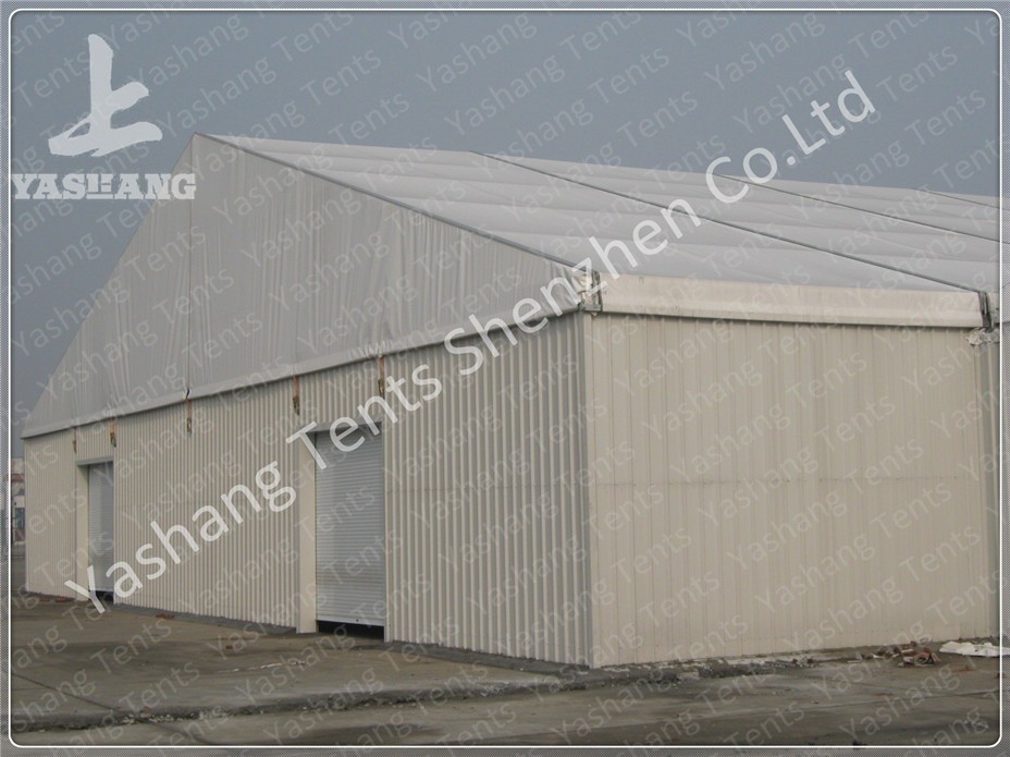 Heat Resistant Tent Accessories Height Customizable Fabric Door Glass Door Roller Gate