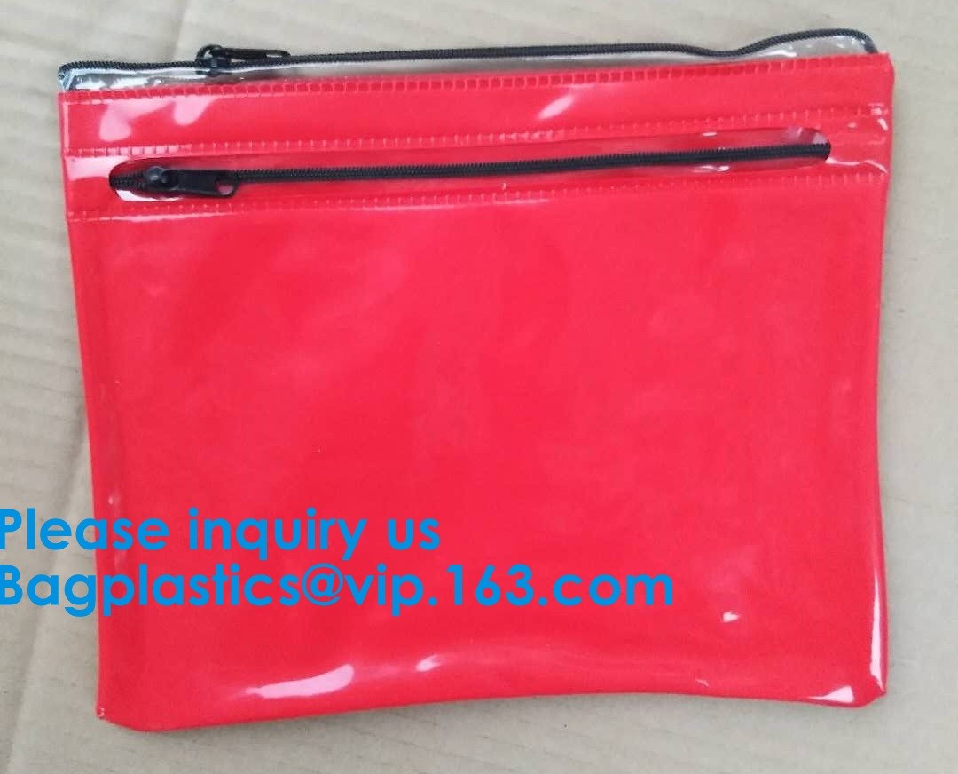 Custom Made Clear Plastic Vinyl Pvc A4 File Bag With Slider Zip lockk,Vinyl PVC Bags With Slider Zipper, BAGEASE, BAGPLAST