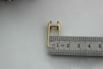 Handbag bag metal accessory d ring,easy removeble d shape bag strap buckle