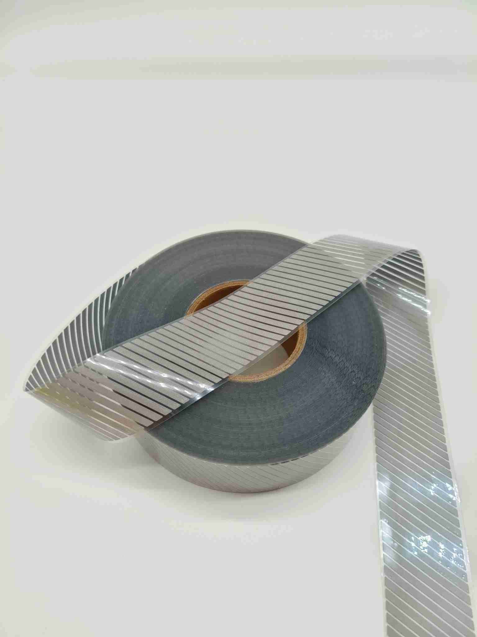 Reflective Heat Transfer Vinyl Film Tape For Safety Clothing Silver Flame Retardant Film