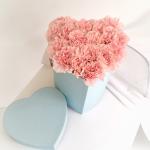 Luxury Pink Black Cardboard Paper Rose Packaging Heart Shape Tube Gift Box with
