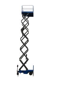 Wholesale 3Kw with 450Kg Loading Reaching Height 12m Motorized Scissor Lift from china suppliers