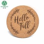 Natural Hot Sale Custom Logo and Size Wholesale Cork Coasters