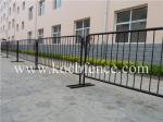 PVC Coated Galvanized Construction Barrier , Stainless Steel Crowd Control