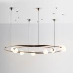 Modern Luxury Chandelier Home Decor For Dinning Room Nordic ring Chandelier(WH