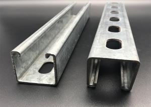 Wholesale Manufacturer Zinc Plated Custom Length Slotted Plain Unistrut Channel from china suppliers