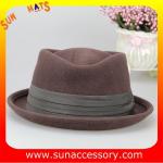 5480381 Sun Accessory customized winner fashion 100% wool felt hats, men hats
