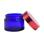 30g / 50g Glass Cosmetic Cream Jar , Small Glass Cosmetic Jars With Lids