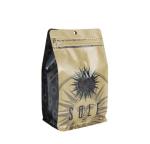 Kraft Paper Flat Bottom One Side Valve Coffee Packaging Bags Biodegradable