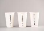 16oz 400ml Coffee to Go Paper Cups Double Wall Paper Cups with Black Lids