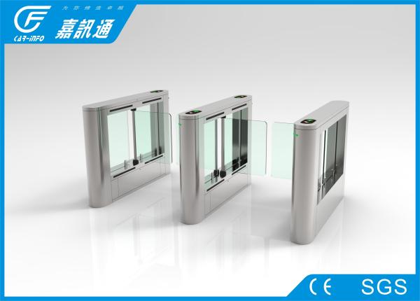 Rfid Access Control Entrance Barrier Systems , Stainless Steel Waist High