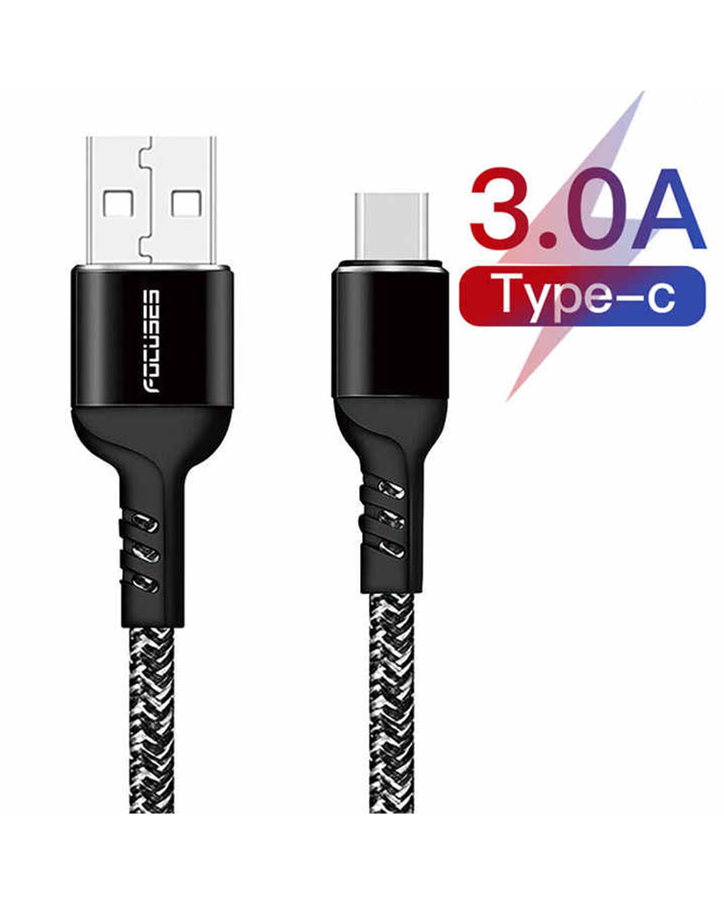 USB 2.0 type c usb cable Cable Type C 60W Fast Charger Support 480Mbps Data Transfer Nylon USB Type C Cable