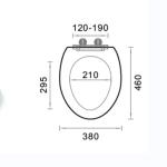 Sustainable Bathroom Upgrade Simple Single Press Quick Release Thin Toilet Seat