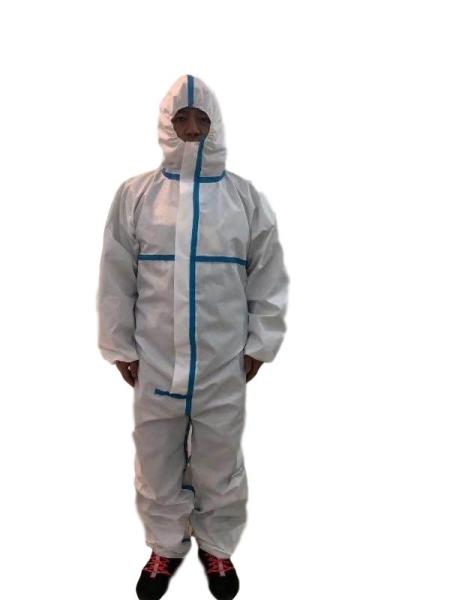 Disposable Protective Suit Anti-Dust Isolation Clothing Coverall Uniforms