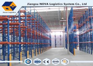 Wholesale Wine / Tobacco Carton Storage Rack 10 Pallet Deep , Heavy Duty Pallet Racks Drive In from china suppliers