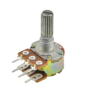 Wholesale Vertical Type Carbon Composition Potentiometer 16mm WH148-1B Dual Unit from china suppliers