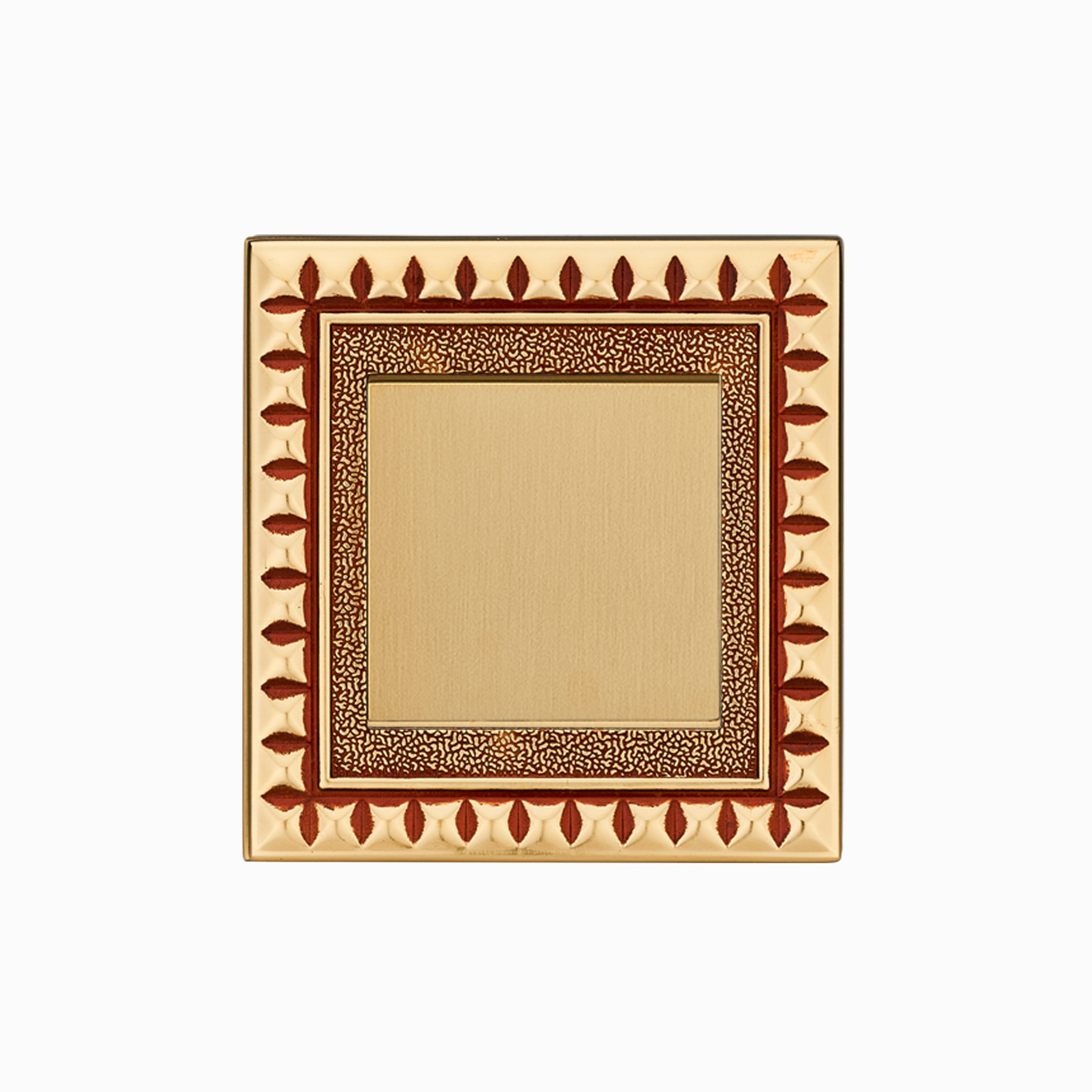 Screwless Brass Switches And Sockets Antique Gold 87mm Length