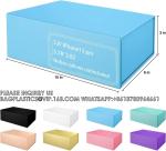 Custom Printing Luxury Cosmetic Magnet Form Insert Rigid Gift Box With Lid Black