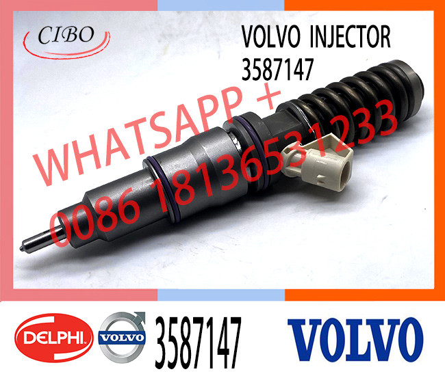 Huida truck fuel injector common rail fuel injector 3587147 BEBE4C06001 3803655 03587147 with genuine quality