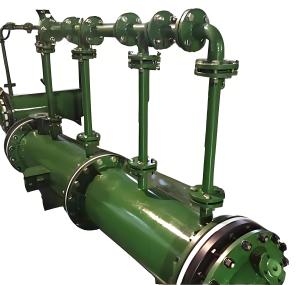 Wholesale Excellent Chemical Resistant Teflon Coated Heat Exchanger With 1800mm Shell Length from china suppliers