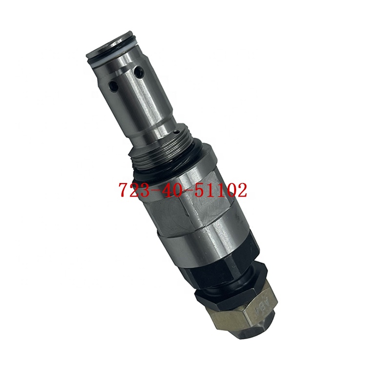 Pressure Relief Valve for Construction Works Excavator PC200-6 and PC200-7 Excavator