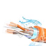PVC LSZH Unshielded Twisted 4 Pairs UTP CAT6A LAN Cable
