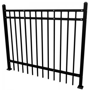 Wholesale Welding Victorian Deformed Bar Wrought Iron Picket Fence 1.73m Height from china suppliers