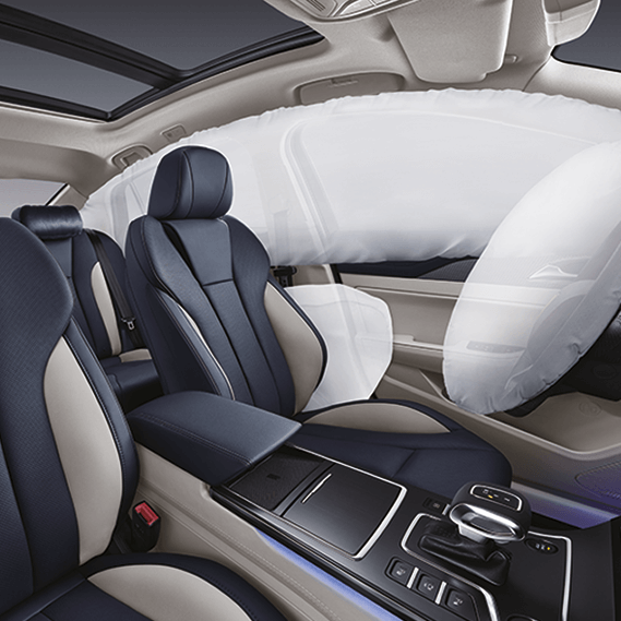 4 Seat and 5 Doors Car with Sunroof High Speed Hongqi H5 Energy Technology