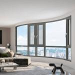 Stainless Steel Screen Inward Opening Casement Window Level 8 Wind Pressure