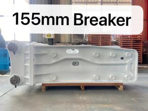 Wholesale 155mm Hydraulic Breaker Hammer HB20G HB30G Wakestone Jack Hammer Top Type from china suppliers