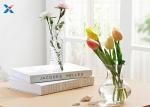 Tall Clear Acrylic Flower Vase , Different Shapes Clear Acrylic Cylinder Vase