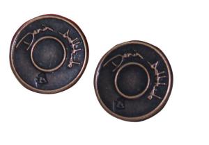 Wholesale 3D Custom Clothing Buttons Personized Logo Antique Brass Embossed Logo from china suppliers