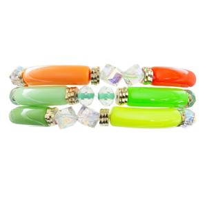 Wholesale Boutique Handmade Beads Bracelet Affordable Gift Fresh Green Color For Party from china suppliers
