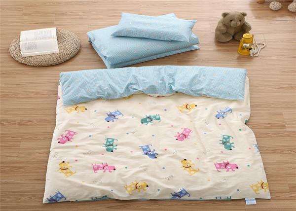 Baby Pillow Quilt Sheet Cot Bedding Sets , Various Pattern Colorful Baby Cot