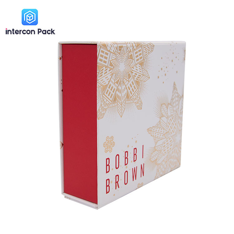 Flip Folding Packaging Boxes 30x28x16cm , Customizable Color Wrapping Paper Gift Box