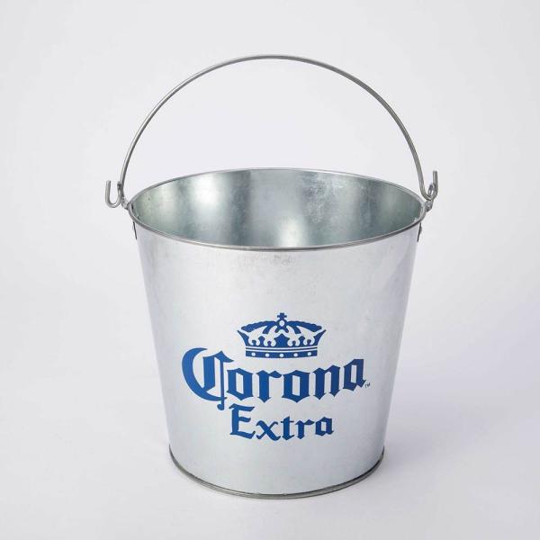 Galvanized Metal Ice Tin Bucket Tinplate Popcorn Bucket Metal Beer Bucket With