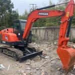 Mini crawler hydraulic excavator Doosan 55 small digger used machinery second
