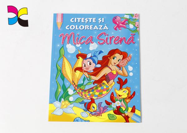 Varnishing Coloring Book Printing Services , Luxury Softcover Childrens Book