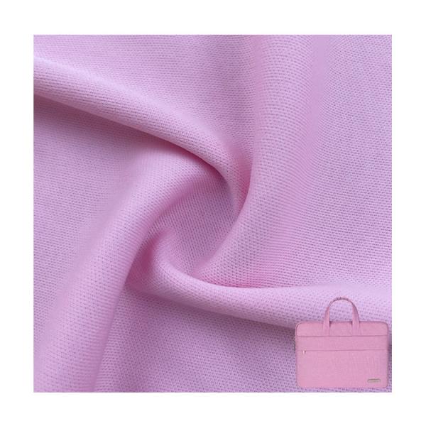 Polyester Stripe Twill Double Sided Fabric Knitted 75D Solid Color For Laptop