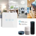 Glomarket EU 1/2/3/4 Gang Tuya Smart Switch Light Alexa Voice Control Touch