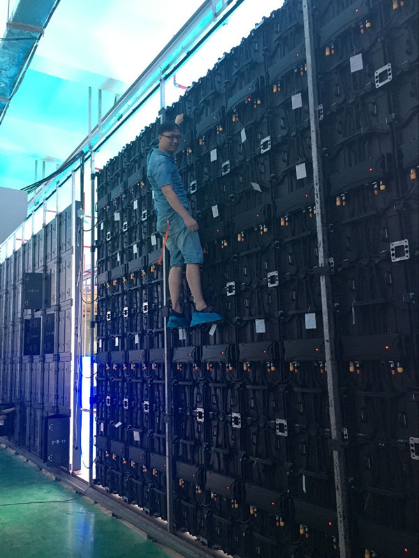 full color P5.95 Outdoor stage background led screen Panel 500x1000mm