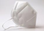 Ear Wearing N95 Dust Mask White Color Environment Friendly Smooth Breathing