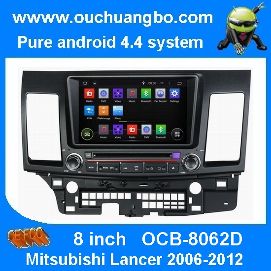 Ouchuangbo Wholesale DVD GPS Navi for Mitsubishi Lancer 2006-2012 Android 4.4 Stereo Radio